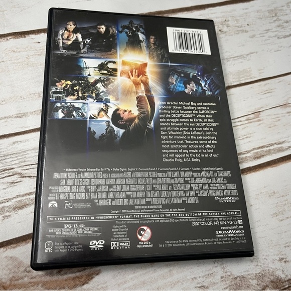 Transformers DVD Movie like new - Picture 2 of 4